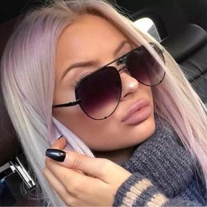 Vintage Aviation Sunglasses Women Brand Designer Shades Sun Glasses Female Retro